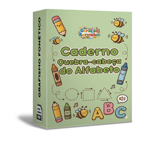 Caderno Quebra-Cabeça do Alfabeto